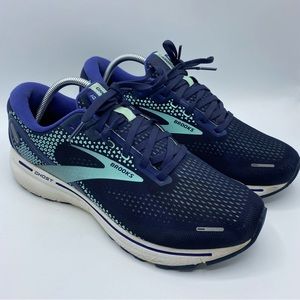 Brooks Womens Ghost 14 Navy Running Shoes Size 11.5 (5244672)